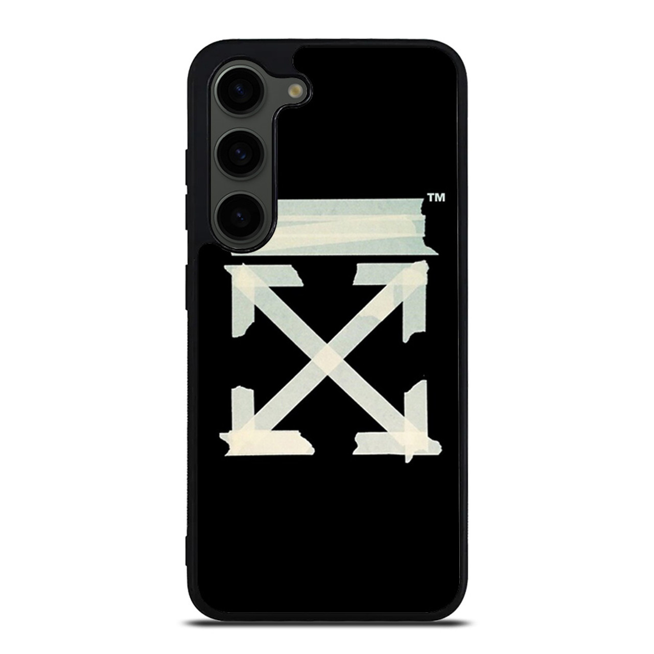 OFF WHITE TAPE LOGO Samsung Galaxy S23 Plus Case Cover